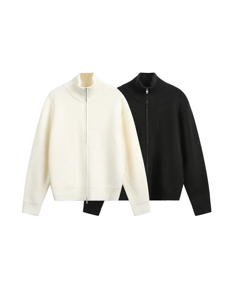 The Arcline Ribbed Knit Cardigan