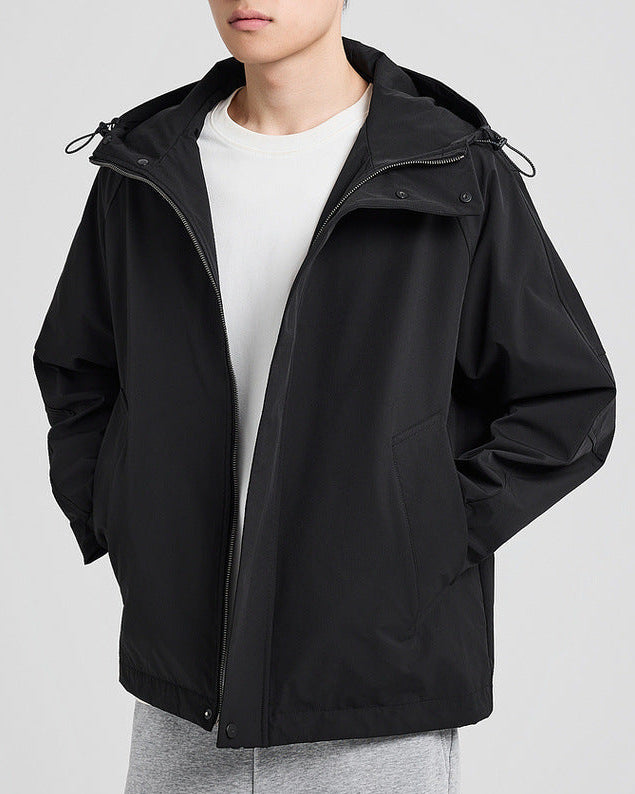 The Airford Double Placket Hooded Jacket