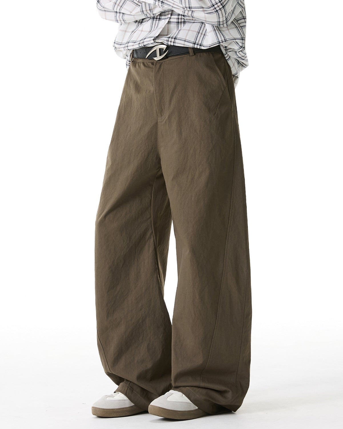 The Divide Pleat Panel Trousers