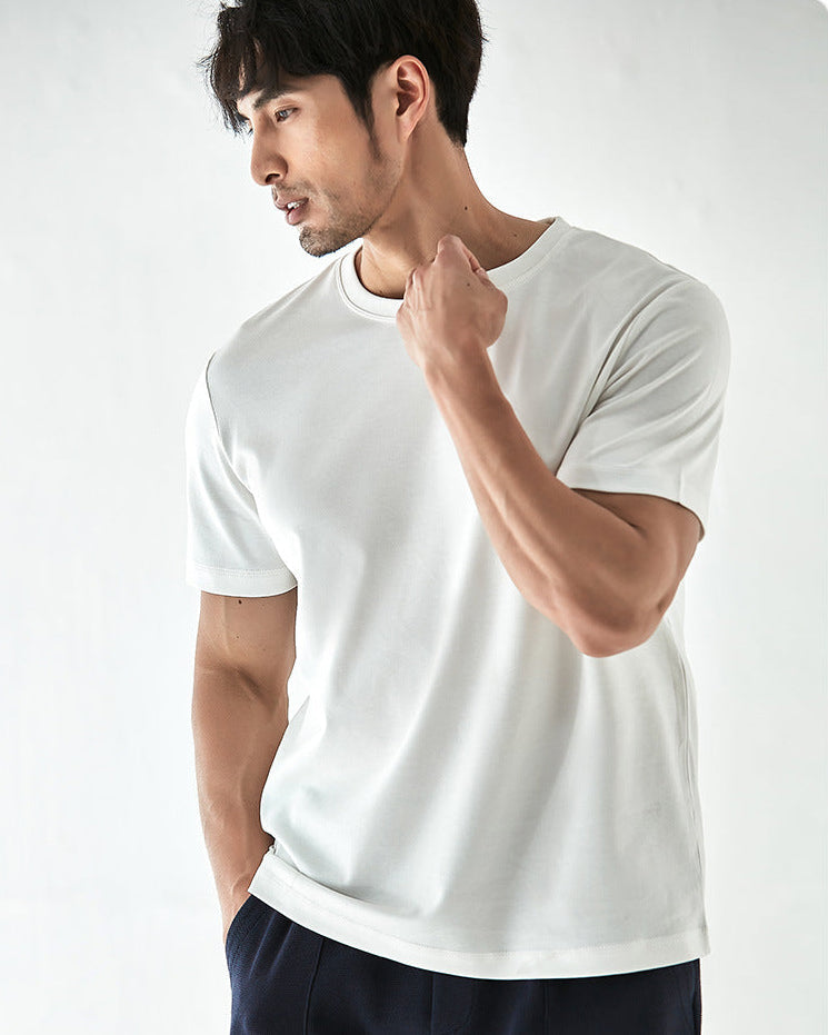 The LuxeCool 50s Pima Cotton Ice Silk T-Shirt