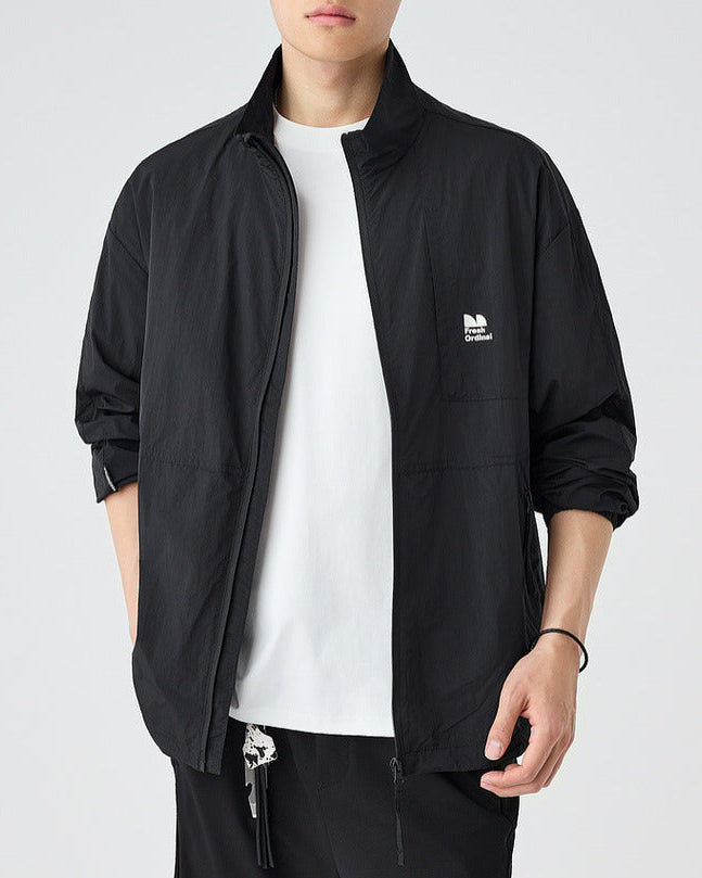 The Momeike 2025 Autumn Unisex Sun-Protective Stand Collar Jacket