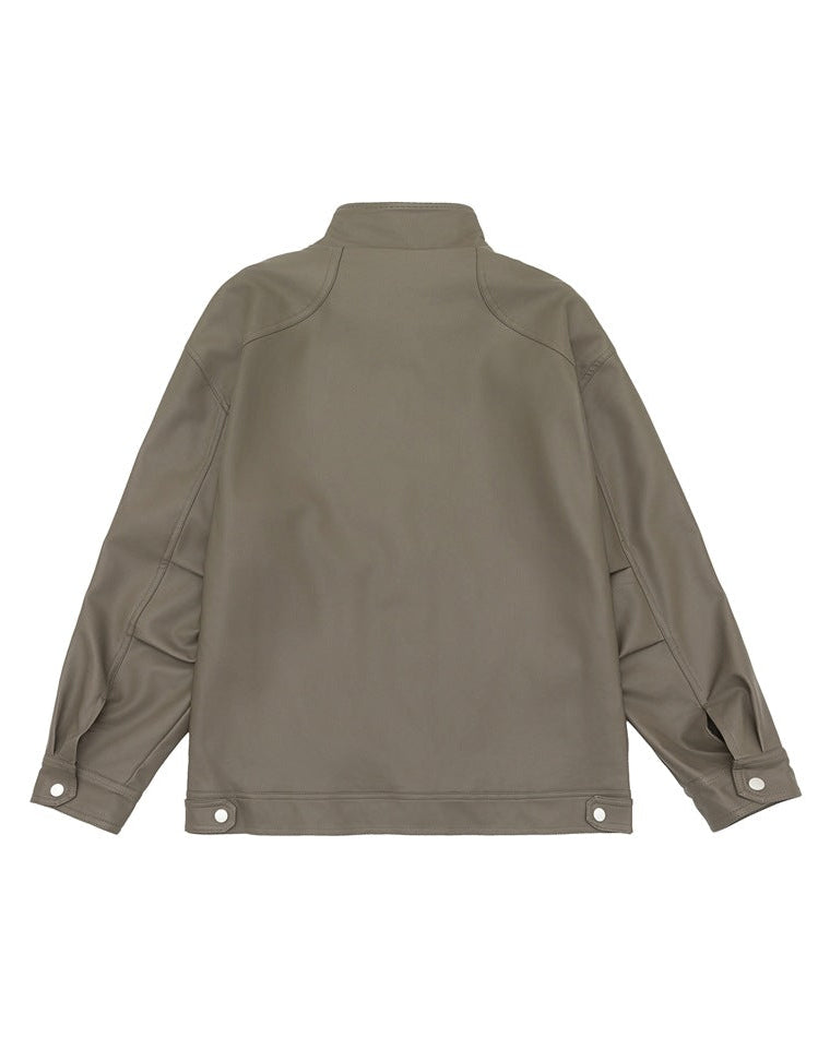 The Stratford Leather Stand Jacket