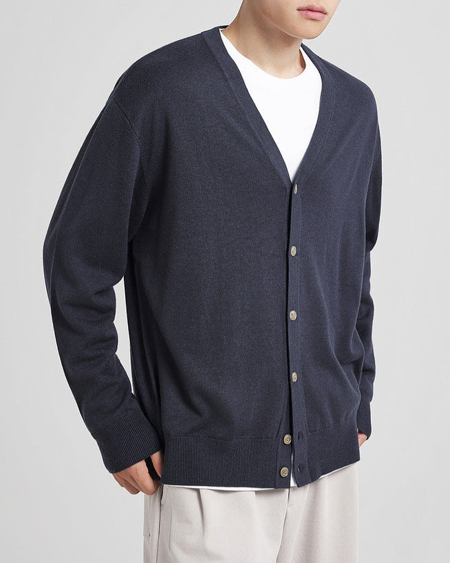 The Wool Blend V-Neck Cardigan