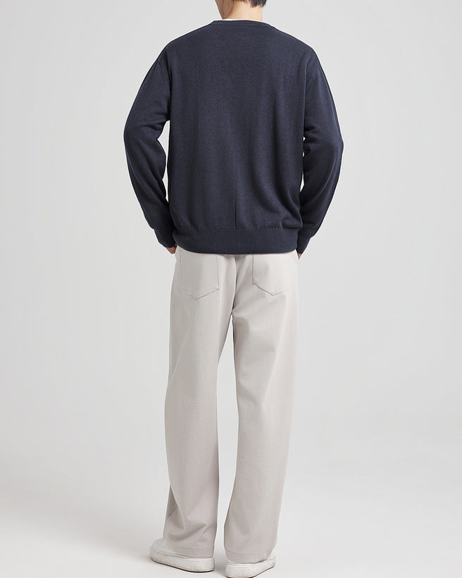 The Wool Blend V-Neck Cardigan