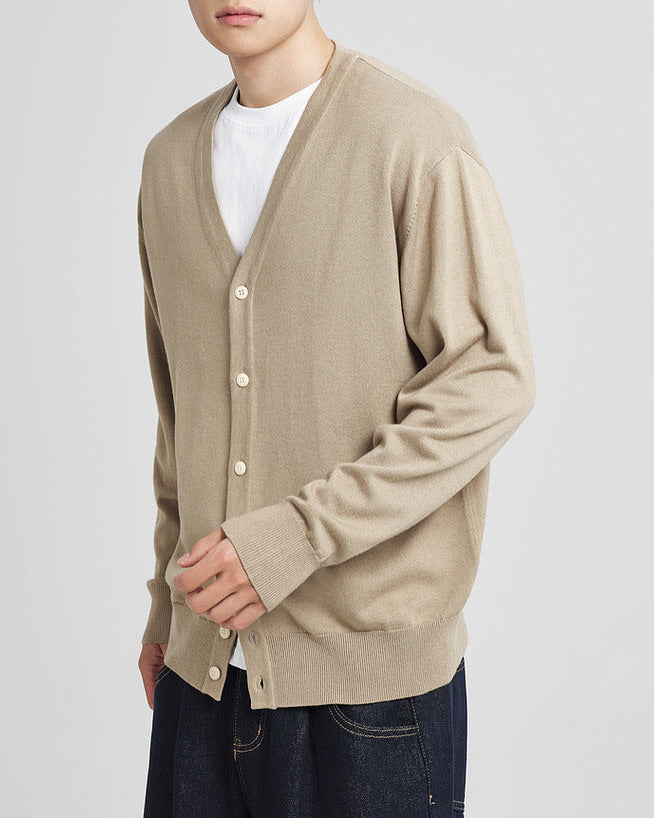 The Wool Blend V-Neck Cardigan