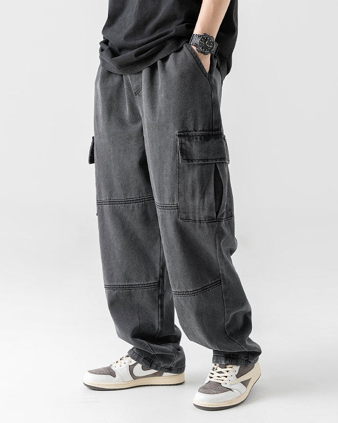 The Arden Washed Utility Denim Jeans