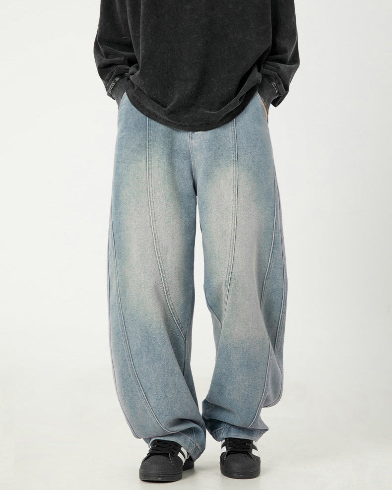 The Japanese-Style Wide-Leg Denim Jeans