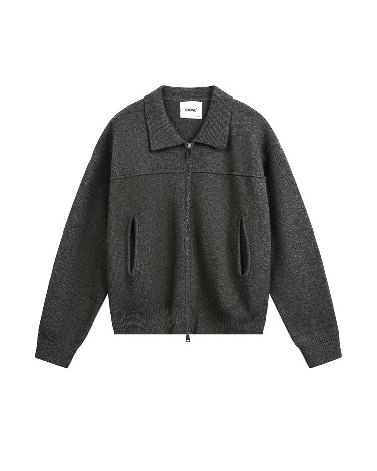The Halden Knit Zip Jacket