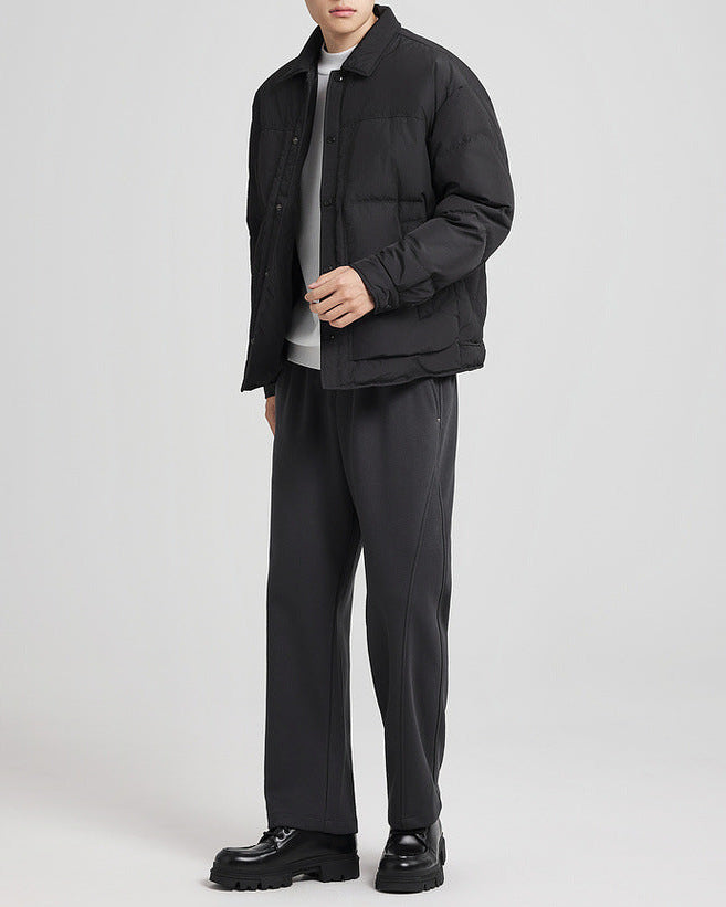 The Winter Plaid Luxe Jacquard Down Jacket
