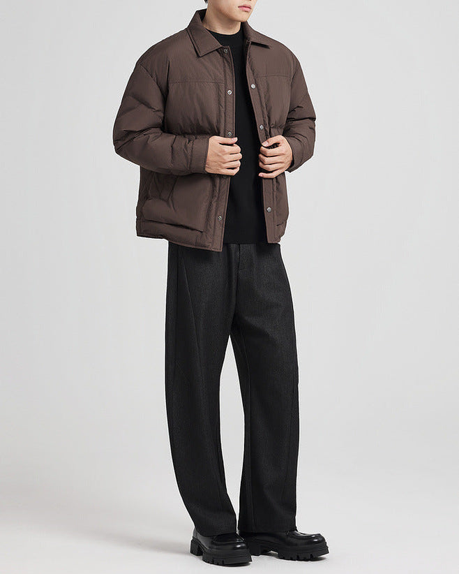 The Winter Plaid Luxe Jacquard Down Jacket