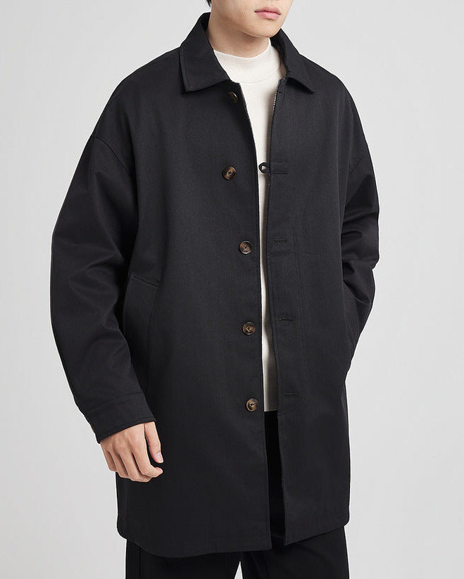 The Mo Maike Classic Balmacaan Trench Coat