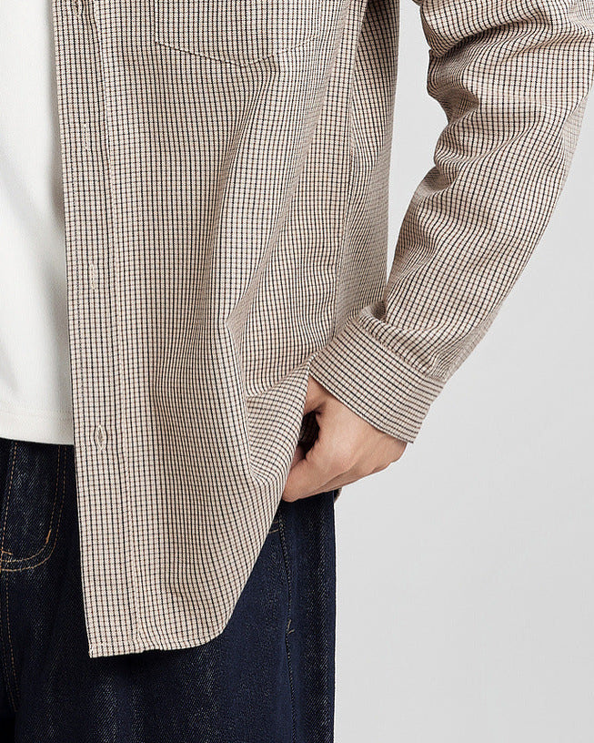 The Carbon Brushed Plaid Shirt