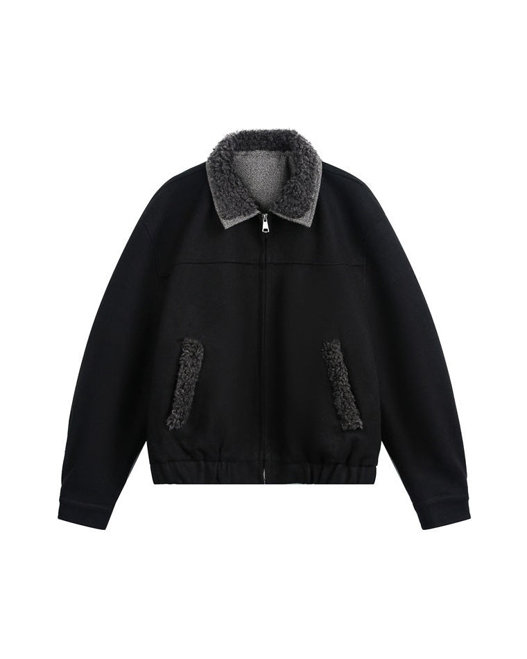 The Hearthline Retro Woolen Cotton Jacket