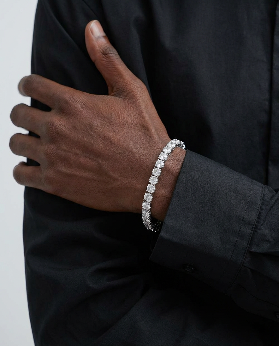 Imperial Pavé Crystal Tennis Bracelet